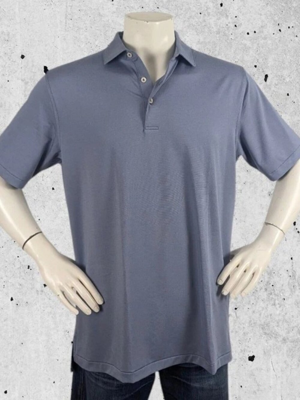 Peter Millar Summer Comfort Golf Polo Shirt Size Large Crown